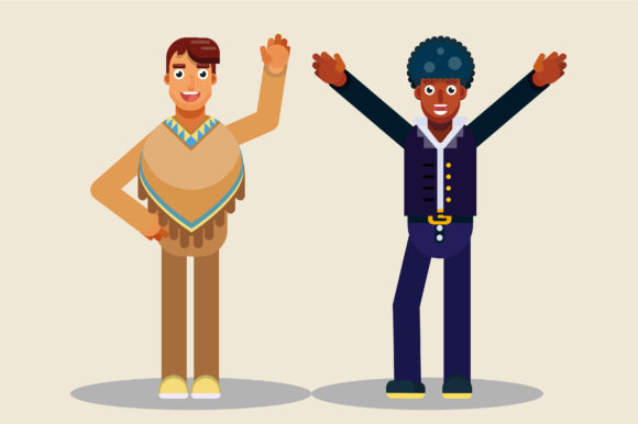 Characters of Boys with Costume