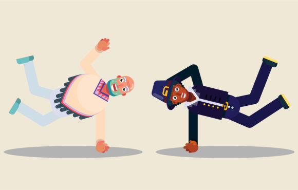 Characters of Teenager with Costumes