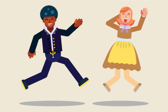 Characters of Teens - Happy Thanksgiving
