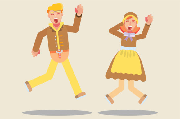 Characters of Teens with Costumes