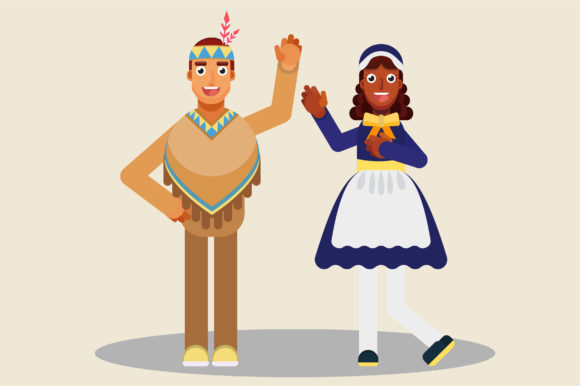 Cute Thanksgiving Characters for You