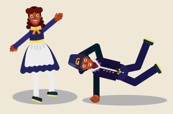 Review: Characters of Thanksgiving - Cute Couple for Embroidery