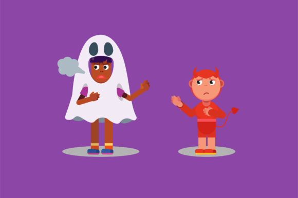 Review: Little Kids with Halloween Costumes for Embroidery