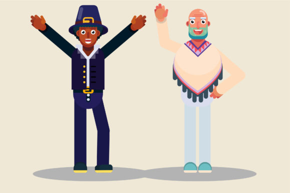 Thanksgiving Characters - Funny Boy