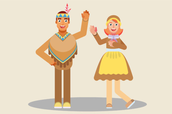 Thanksgiving Characters - Greet Teen